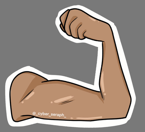 Baddie gym sticker-flex
